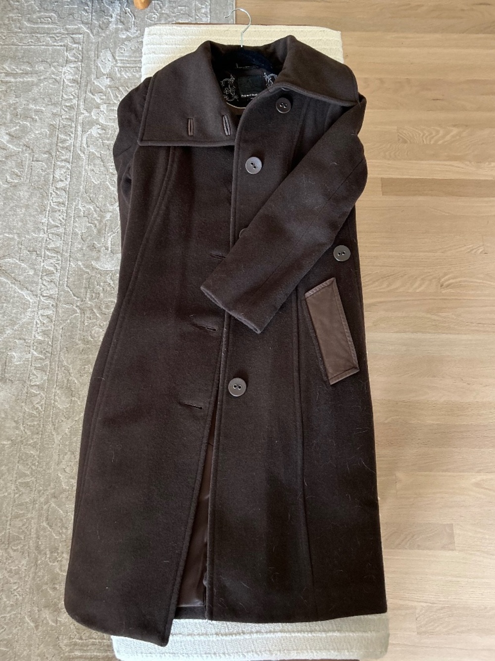 Mackage brown peacoat